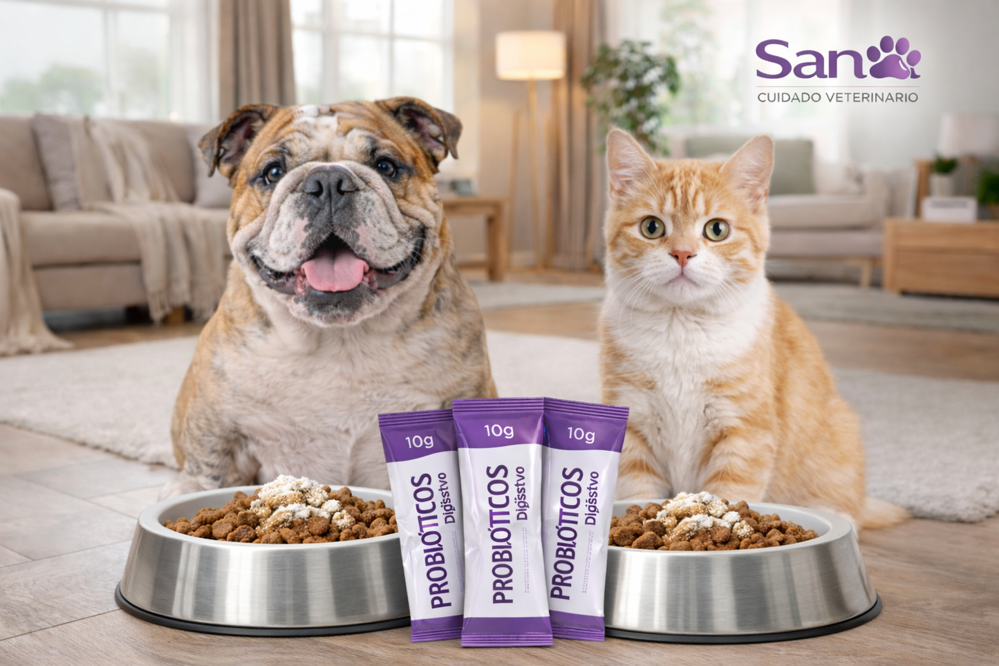 ¿Tu perro o gato tiene problemas digestivos? 🐶🐱” 👉 “Probioticos Sana ™