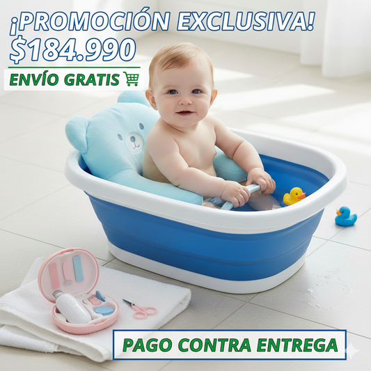Bañera Tina Bebe + Pulidor Lima Corta Uña